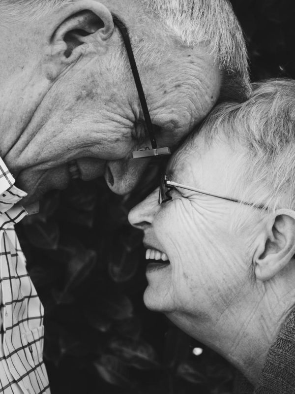 A couple sharing a quiet moment
