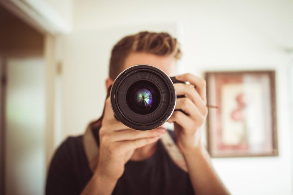 Professional camera and lens